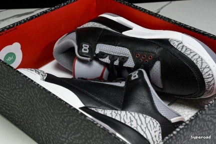 Hyperoad Air OG Cement” Jordan 3 “Black 2024 0824